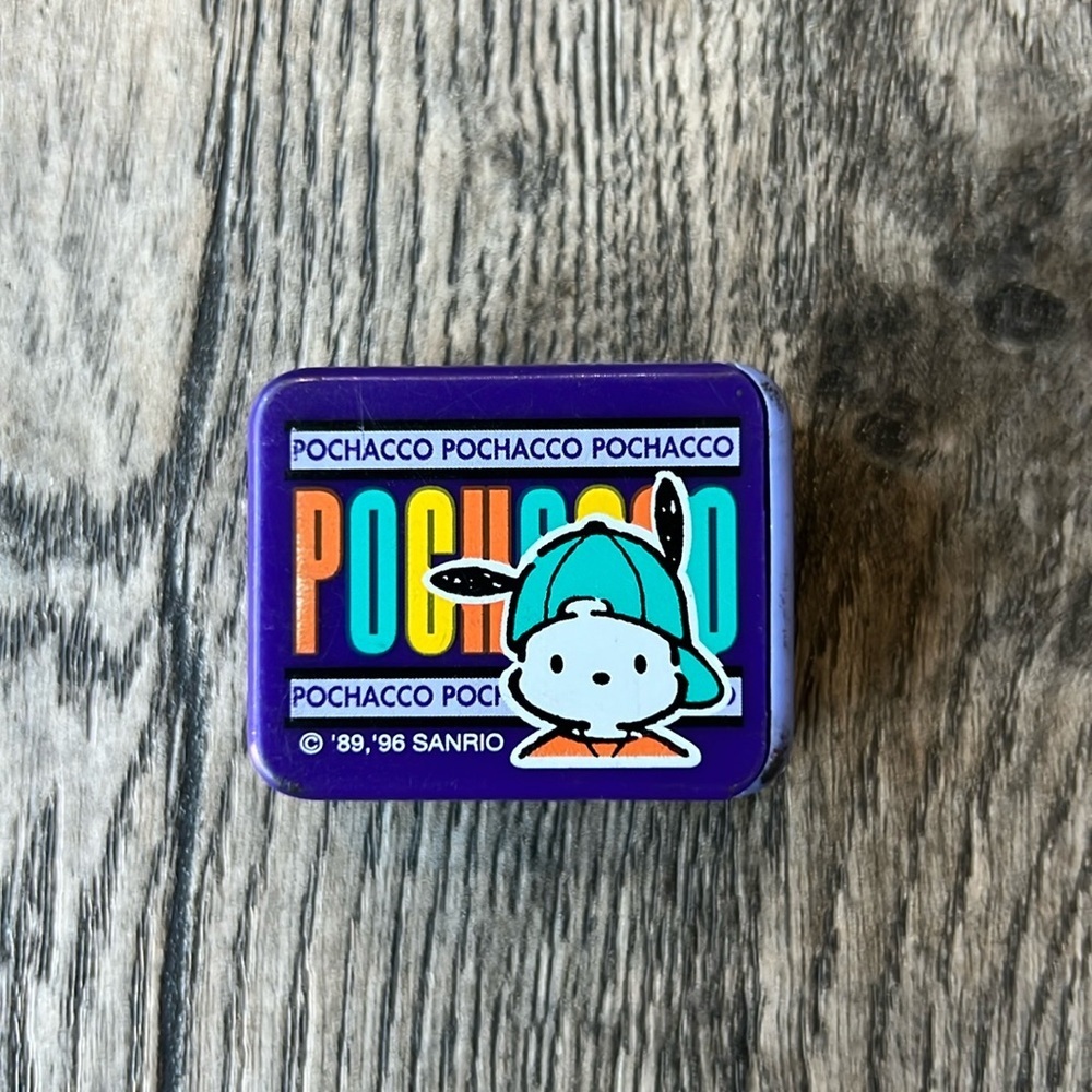 Sanrio Purple Pochacco Pencil Sharpener Vintage